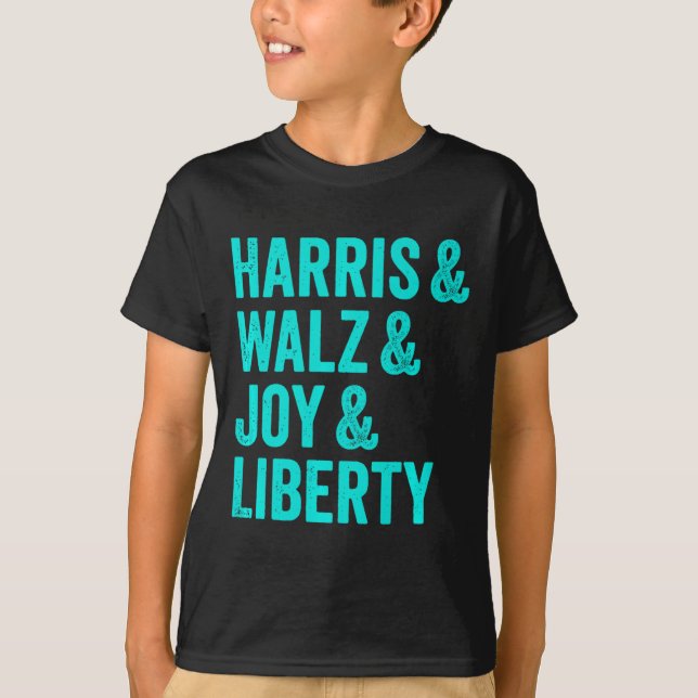 Camiseta Harris Wheimer Joy Liberty - Harris Waltz 2024 Ret (Anverso)