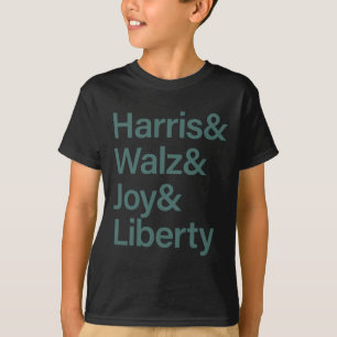 Camiseta Harris Wheimer Joy Liberty Vote Kamala Harris Pres