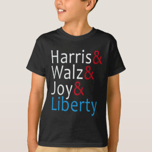 Camiseta Harris Wheimer Joy Liberty Vote Kamala Harris Pres