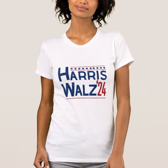Camiseta Harris y Walz Alianza electoral 2024 (Anverso)