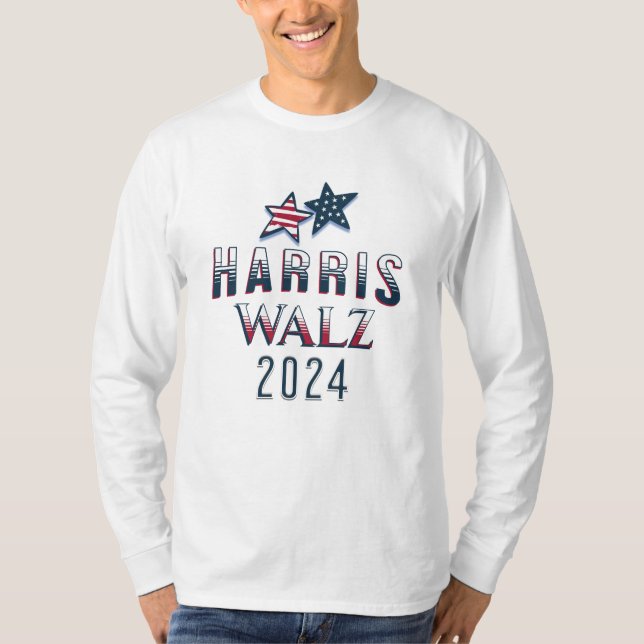 Camiseta Harris y Walz Elecciones 2024 (Anverso)