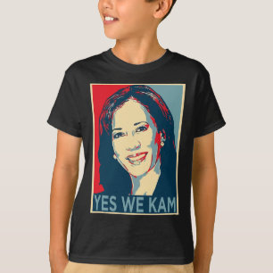 Camiseta Harris Yes We Kam 2024 Campaña Política Electoral