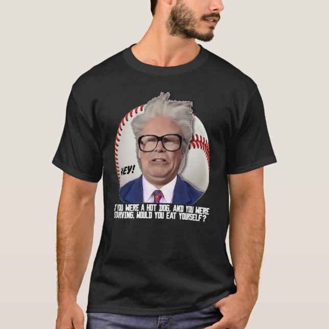 Camiseta HARRY CARAY Hot Dog funny (Anverso)