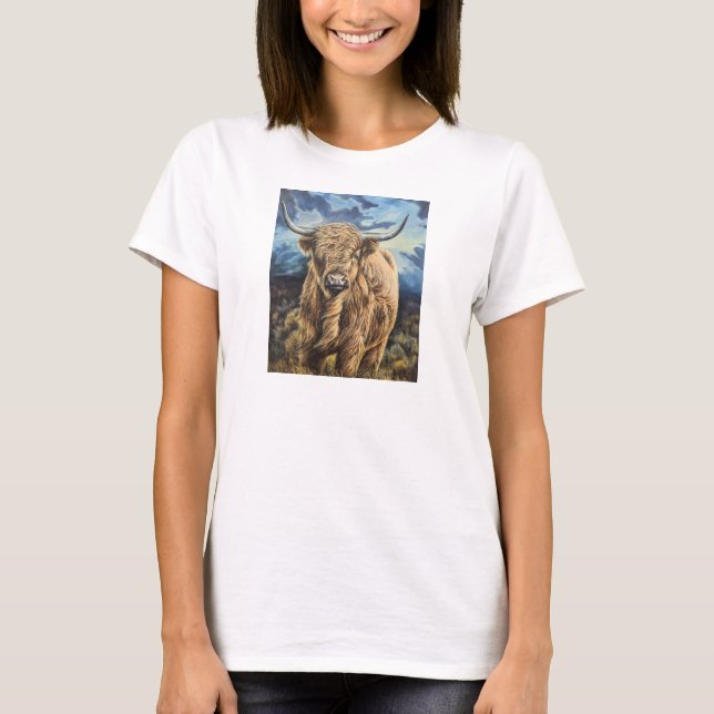 Camiseta Harry Highlander Cow (Anverso)