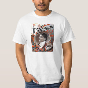 Camiseta Harry Houdini - diseño del poster del vintage