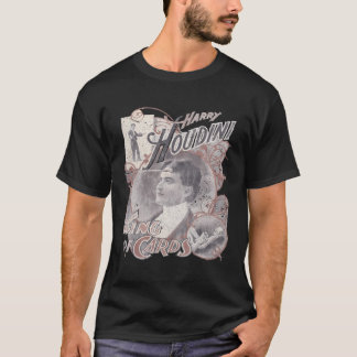 Camiseta Harry Houdini King Of Cards Extraña Impresión