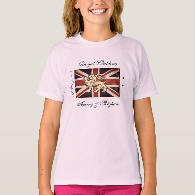 Camiseta Harry Meghan Royal Boda Kids T-Shirt (Anverso)