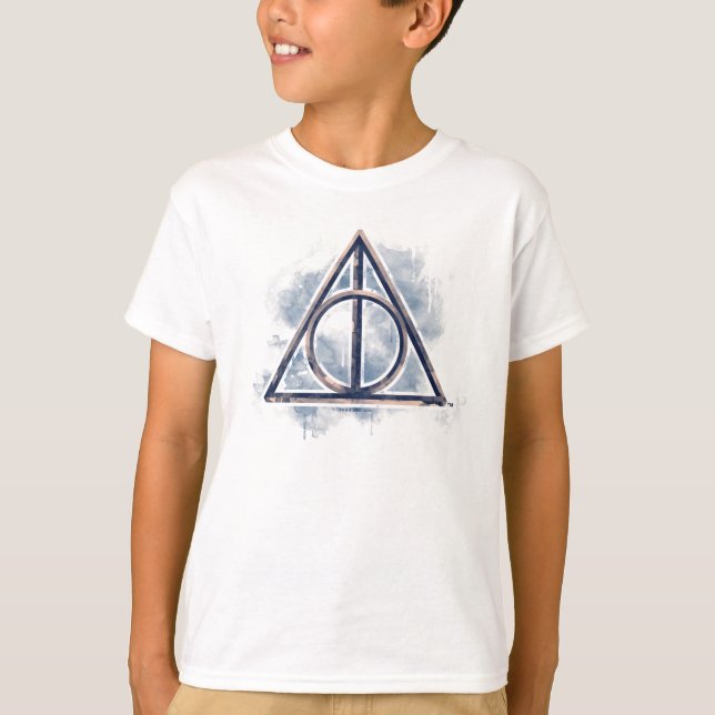Camiseta Harry Potter | acuarela de mortandad (Anverso)