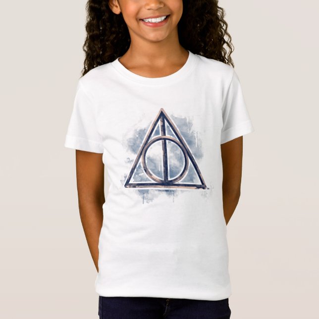 Camiseta Harry Potter | acuarela de mortandad (Anverso)