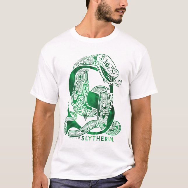 Camiseta Harry Potter | Aguamenti SLYTHERIN™ Gráfico (Anverso)