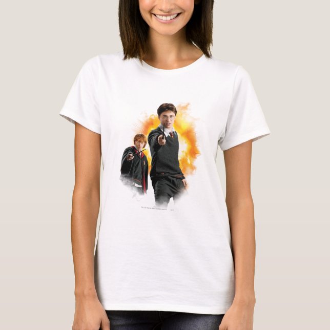 Camiseta Harry Potter and Ron Weasely (Anverso)