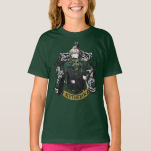 Camiseta HARRY POTTER™   Anime Draco Malfoy House Escudo