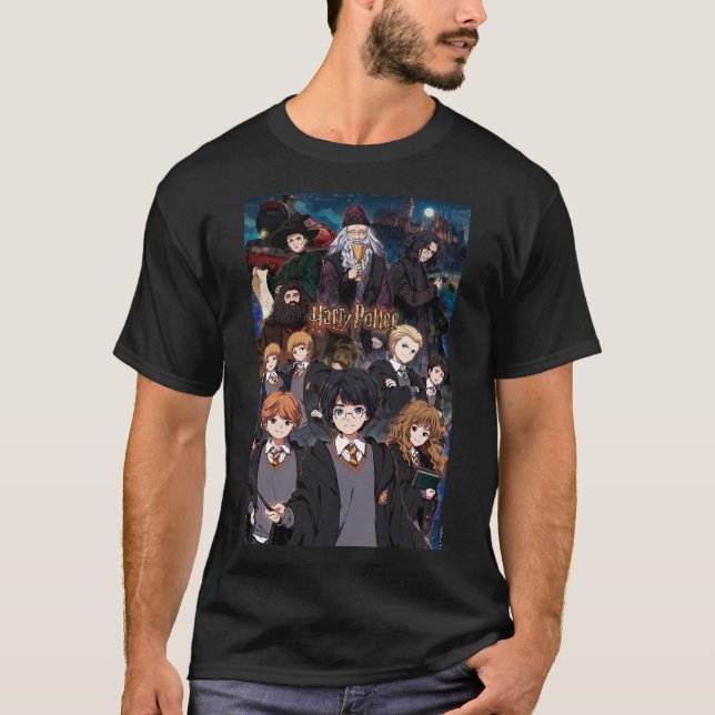 Camiseta HARRY POTTER™ Anime Ensemble Scene (Anverso)