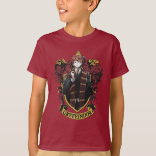 Camiseta HARRY POTTER™   Anime Escudo de la Casa de Ron Wea
