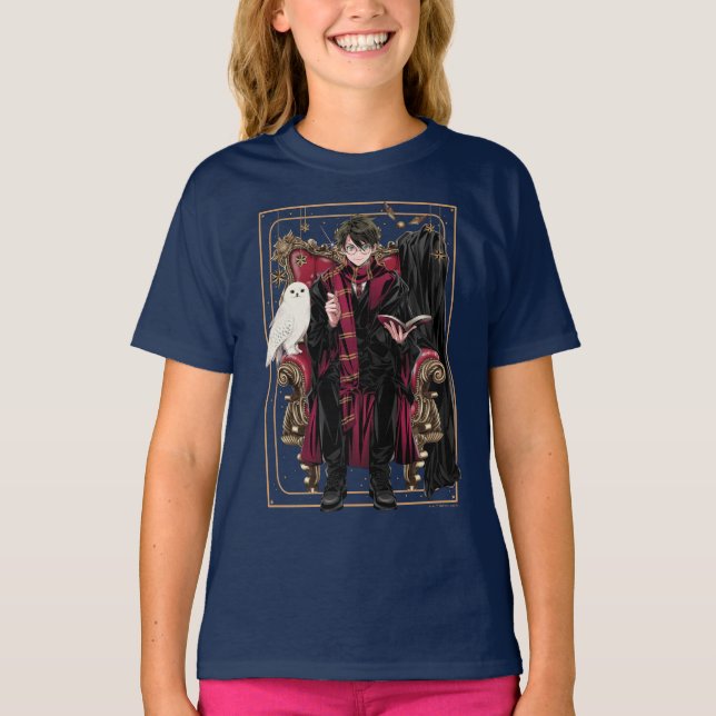 Camiseta HARRY POTTER™ | Anime HARRY POTTER™ Sentado (Anverso)