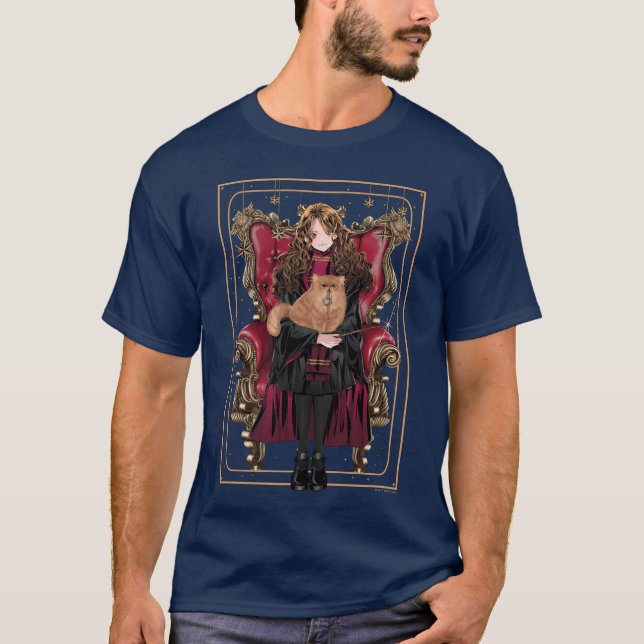 Camiseta HARRY POTTER™ | Anime Hermione Granger Sentada (Anverso)