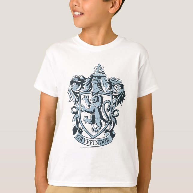 Camiseta Harry Potter | Azul Escudo Gryffindor (Anverso)
