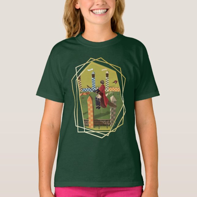Camiseta HARRY POTTER™ busca la bruja dorada (Anverso)