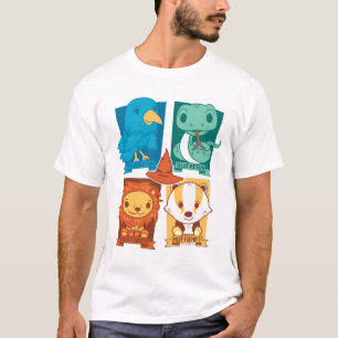 CAMISETA HARRY POTTER™   CASAS DE HOGWARTS™ ANIMADOS