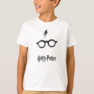 Camiseta Harry Potter   Cicatriz y gafas relámpago