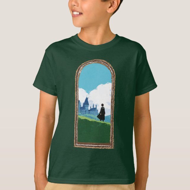Camiseta HARRY POTTER™ con vistas al castillo de HOGWARTS™ (Anverso)
