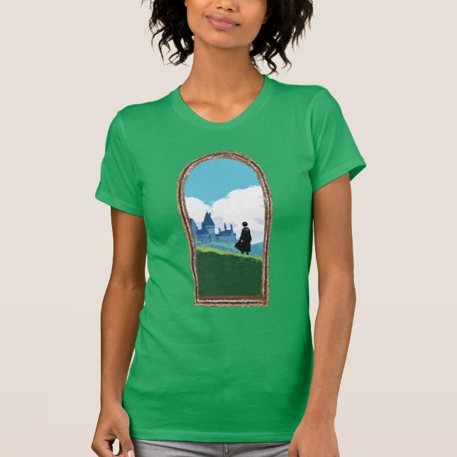 Camiseta HARRY POTTER™ con vistas al castillo de HOGWARTS™ (Anverso)