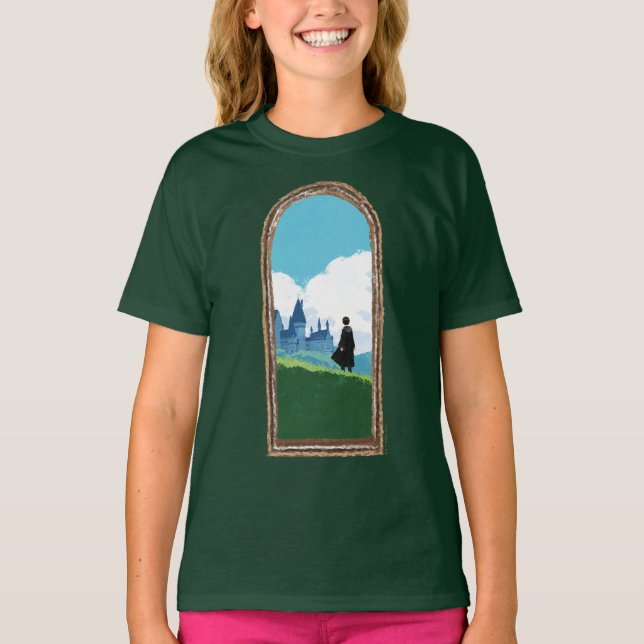 Camiseta HARRY POTTER™ con vistas al castillo de HOGWARTS™ (Anverso)