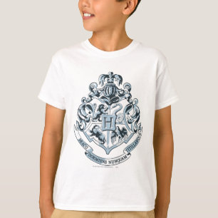 Camiseta Harry Potter  Coplín Hogwares - Azul