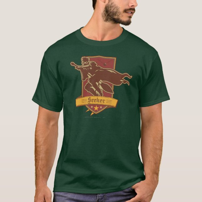 Camiseta Harry Potter | CREST DE BUSCADOR DE QUIDDITCH™ (Anverso)