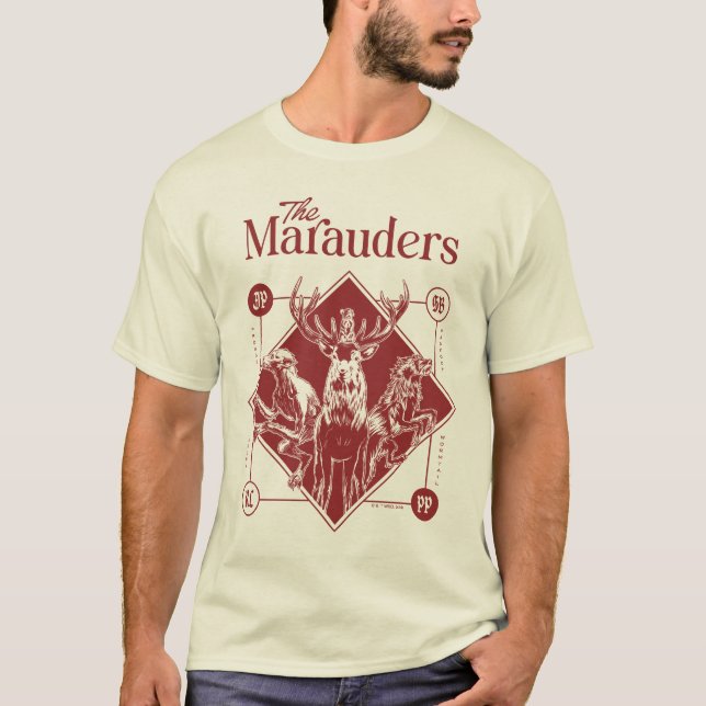 Camiseta HARRY POTTER™ El gráfico de Marauders Animagus (Anverso)