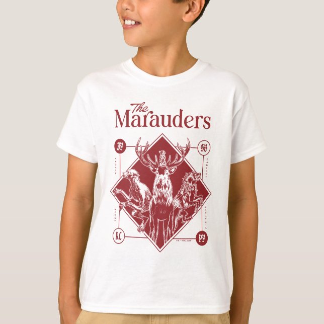 Camiseta HARRY POTTER™ El gráfico de Marauders Animagus (Anverso)