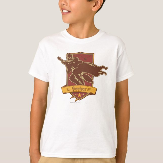 Camiseta Harry Potter | Escudo de Buscador de QUIDDITCH™ (Anverso)