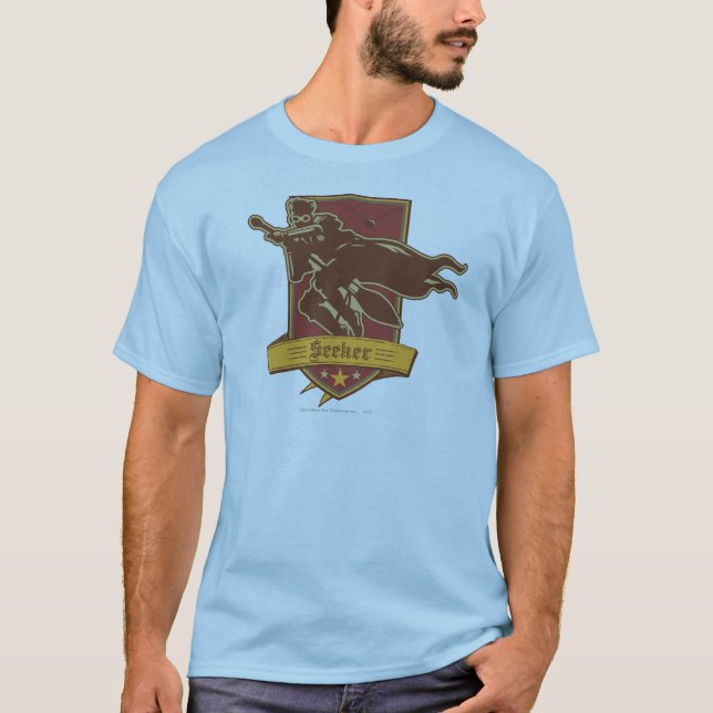 Camiseta Harry Potter | Escudo de buscadores QUIDDITCH™ (Anverso)