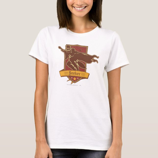Camiseta Harry Potter | Escudo de buscadores QUIDDITCH™ (Anverso)