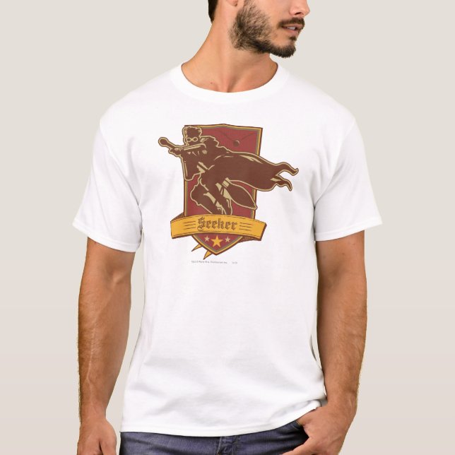 Camiseta Harry Potter | Escudo de buscadores QUIDDITCH™ (Anverso)