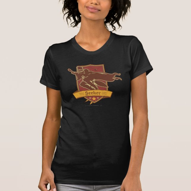 Camiseta Harry Potter | Escudo de buscadores QUIDDITCH™ (Anverso)