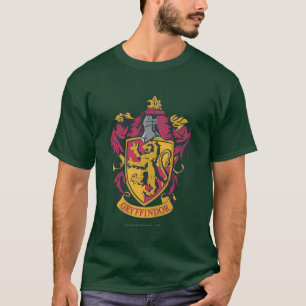 Camiseta Harry Potter   Escudo de Gryffindor Dorado y Rojo