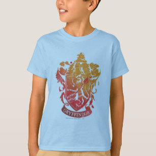 Camiseta Harry Potter   Escudo de Gryffindor - Salpicado