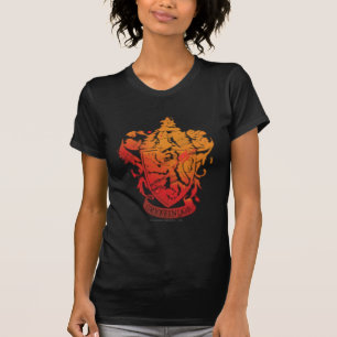 Camiseta Harry Potter   Escudo de Gryffindor - Salpicado