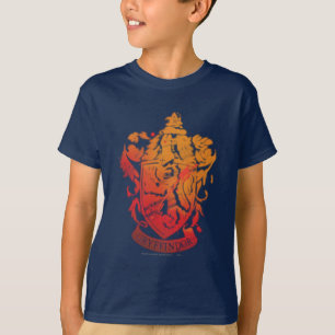 Camiseta Harry Potter Escudo de Gryffindor - Salpicado