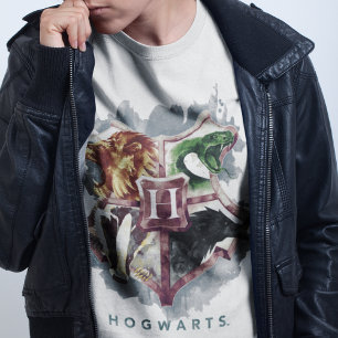 Camiseta Harry Potter   Escudo de HOGWARTS™ Acuarela