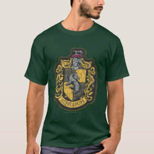 Camiseta Harry Potter Escudo de Hufflepuff Parche