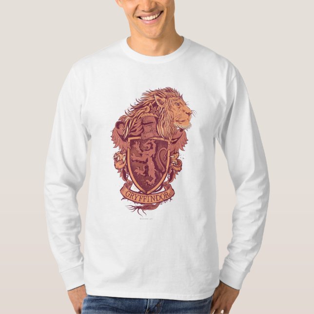 Camiseta Harry Potter | Escudo de León de Gryffindor (Anverso)