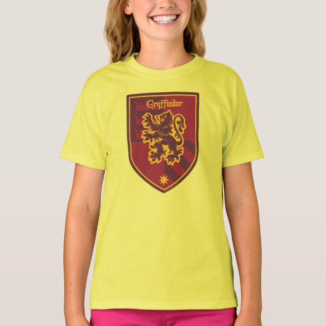 Camiseta Harry Potter | Escudo de Orgullo de la Casa Gryffi (Anverso)