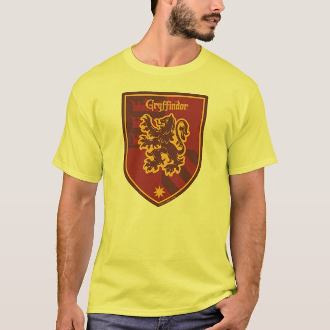 Camiseta Harry Potter | Escudo de Orgullo de la Casa Gryffi (Anverso)