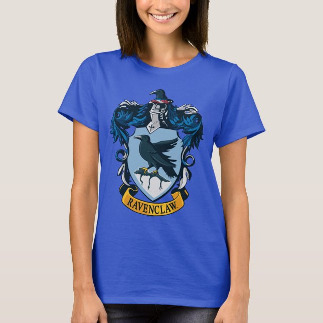 Camiseta Harry Potter | Escudo de Ravenclaw Gótico (Anverso)