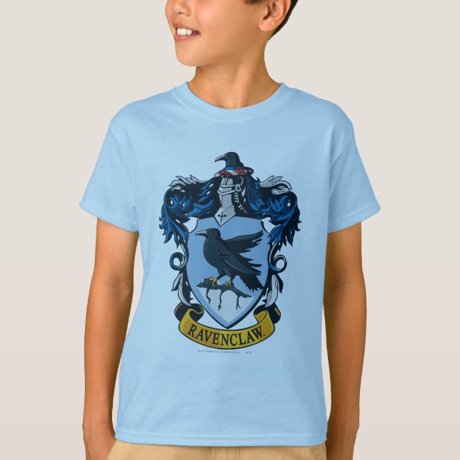Camiseta Harry Potter  | Escudo de Ravenclaw Gótico (Anverso)