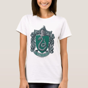 Camiseta Harry Potter   Escudo de Slytherin Verde
