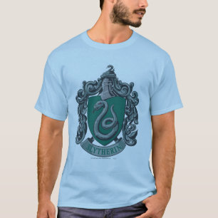 Camiseta Harry Potter   Escudo de Slytherin Verde