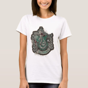 Camiseta Harry Potter   Escudo de Slytherin - Vintage